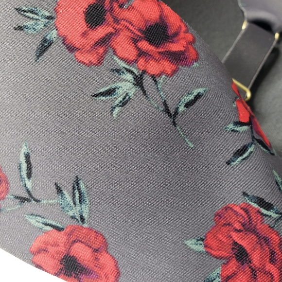 Vince Camuto Padded Underwire Soft Cup No Show Through Dark Floral 42C Bra - Picture 5 of 10